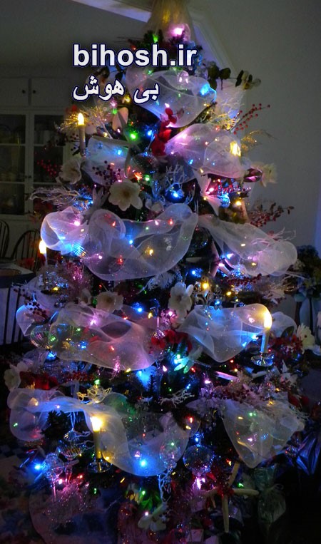  تزیین درخت کریسمس در منزل 