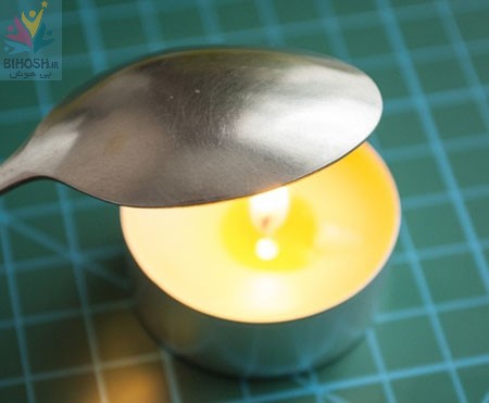 دکوپاژ و زیباسازی شمع برای سفره هفت سین