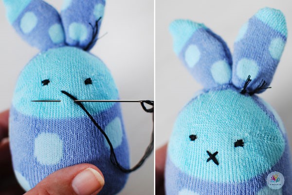 آموزش ساخت عروسک خرگوش با جوراب