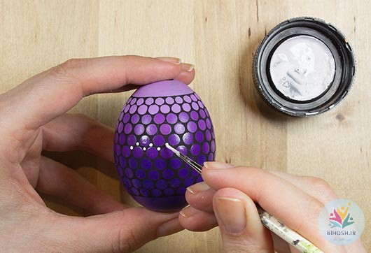 آموزش رنگ کردن تخم مرغ هفت سین