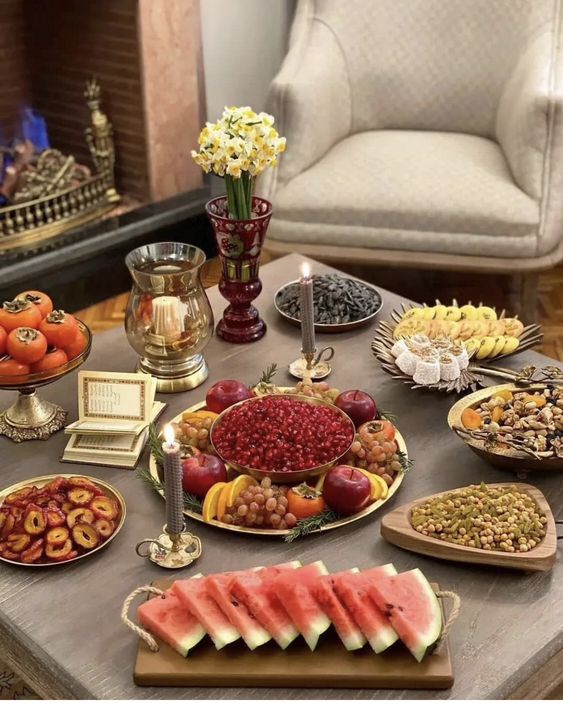 سفره شب یلدا باکلاس و مدرن 1403