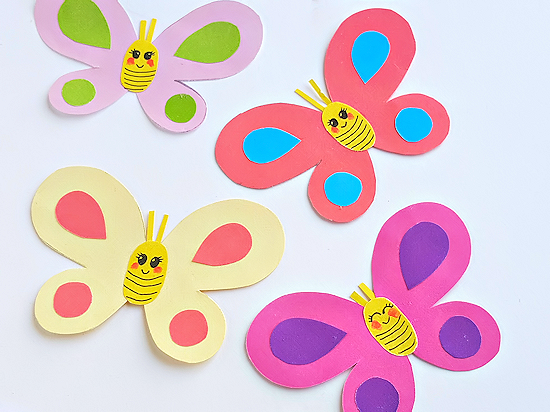 کاردستی بهاری پروانه